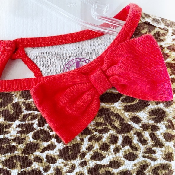 J Khaki Girls Toddler Animal Print Long Sleeve Dress 3T - Picture 9 of 16